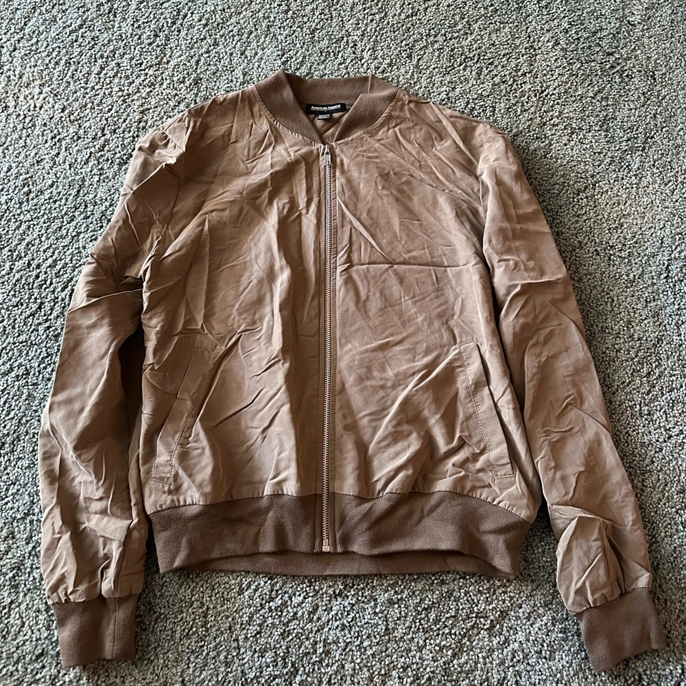 American apparel tan jacket BRAND NEW